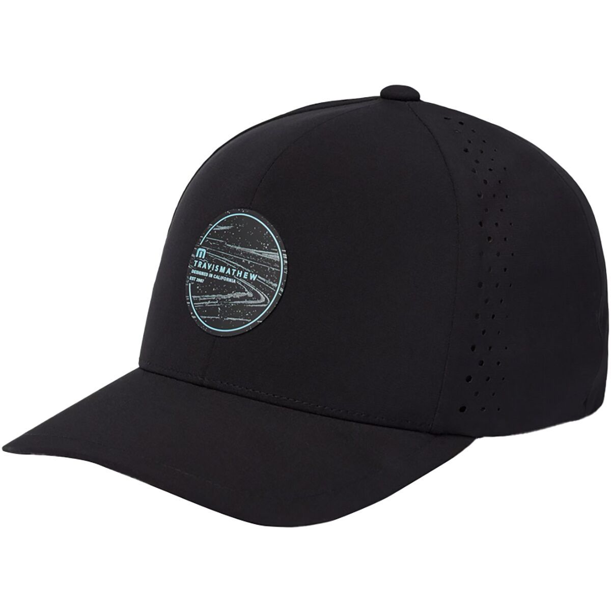 TravisMathew Long Journey Hat Black, One Size