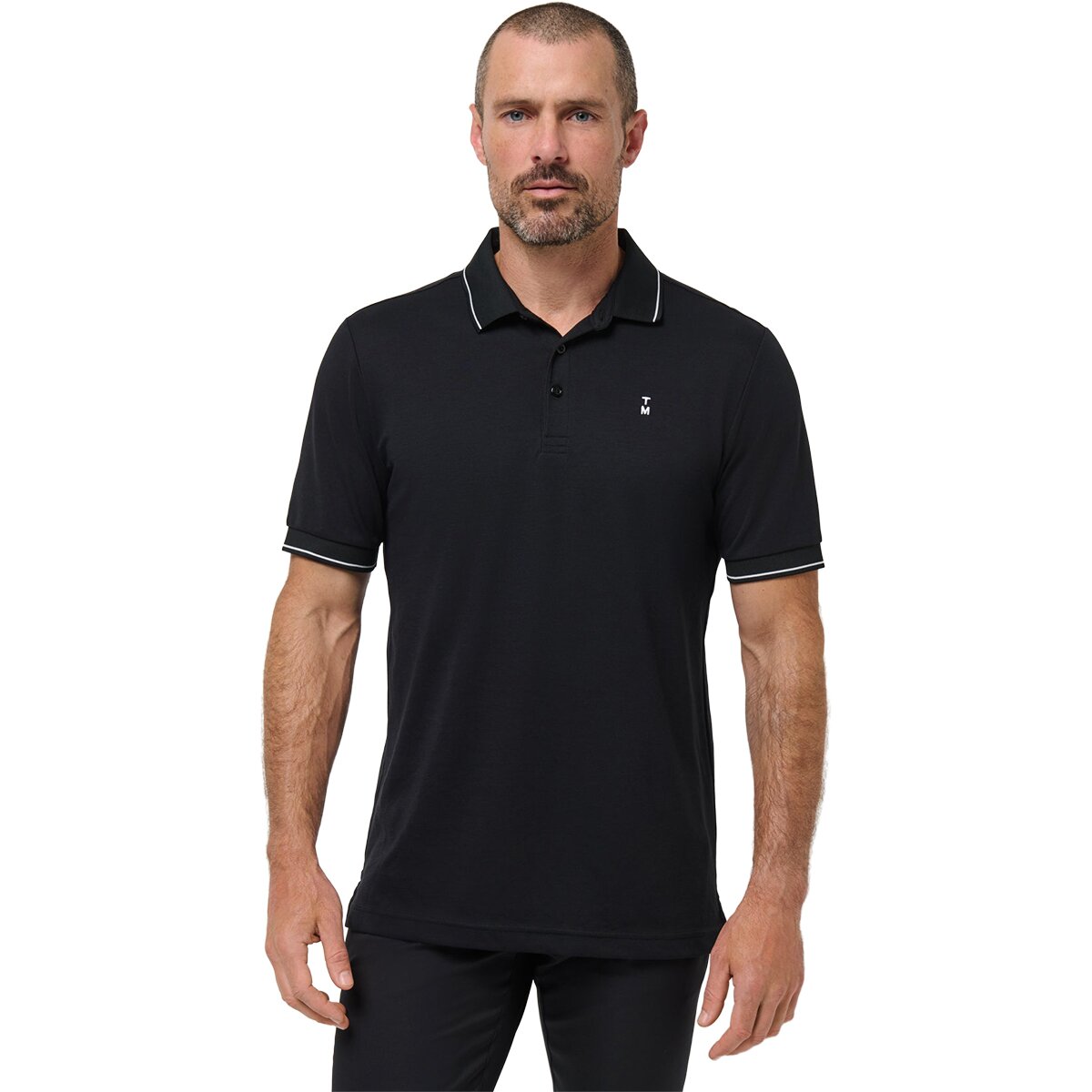 Image of TravisMathew Happier Hour Polo - Men's Black, XXL