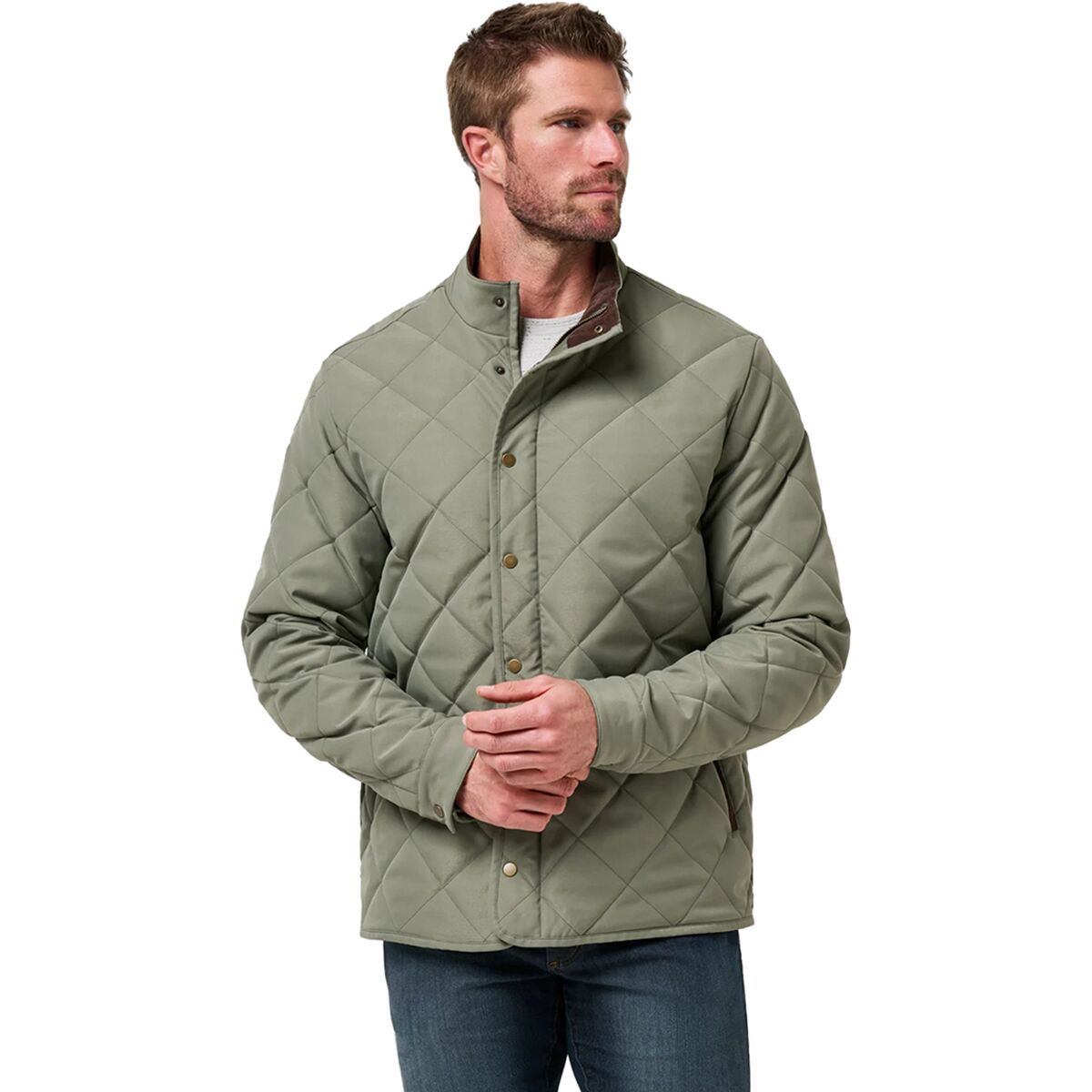 Image of TravisMathew Highlander Jacket - Men's Dark Olive, L