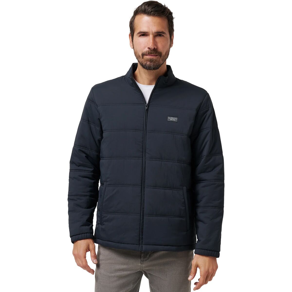 Image of TravisMathew Palisades Puffer Jacket - Men's Black, M