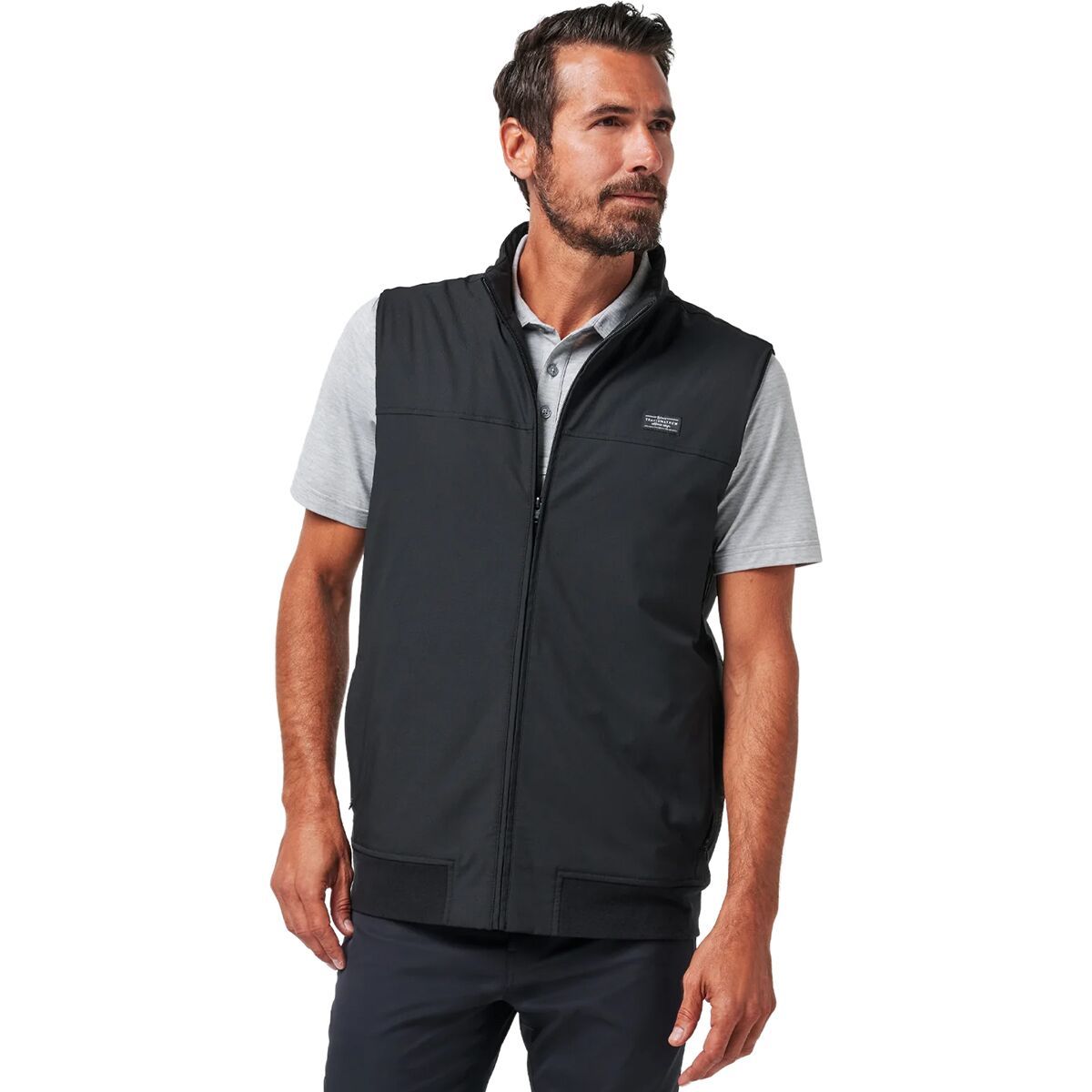 Image of TravisMathew Wanderlust Vest - Men's Black, S