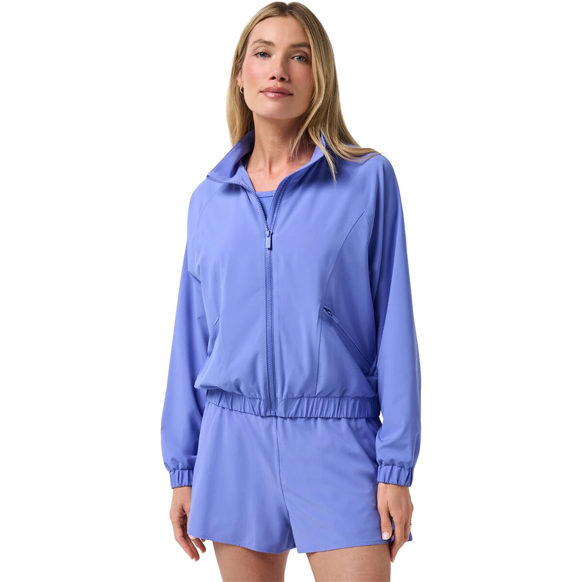 Image of TravisMathew BreezeBlend Travel Day Jacket - Women's Baja Blue, M