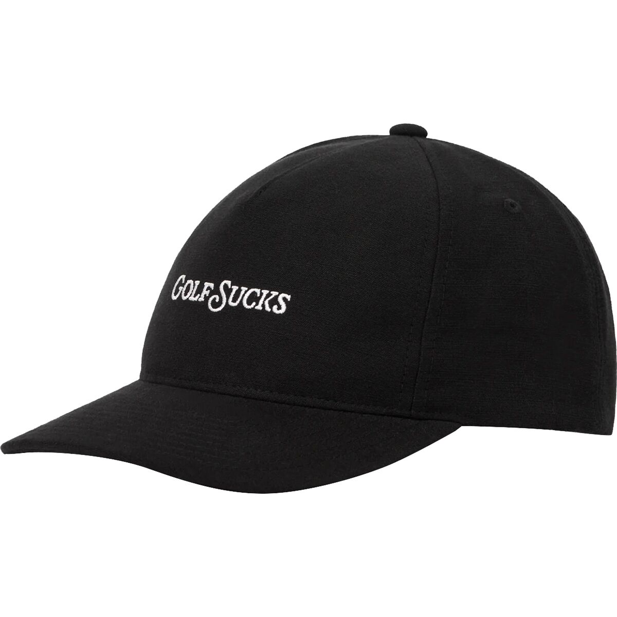 Image of TravisMathew Golf Sucks Hat Black, One Size