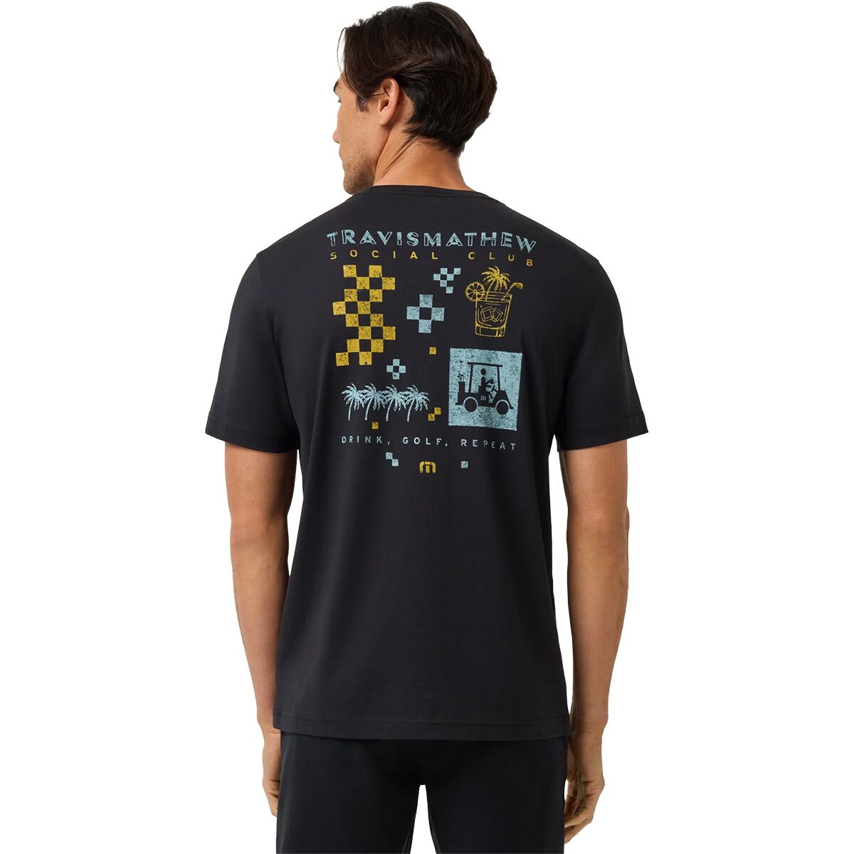Image of TravisMathew Beverage Cart Polo Shirt - Men's Black, S