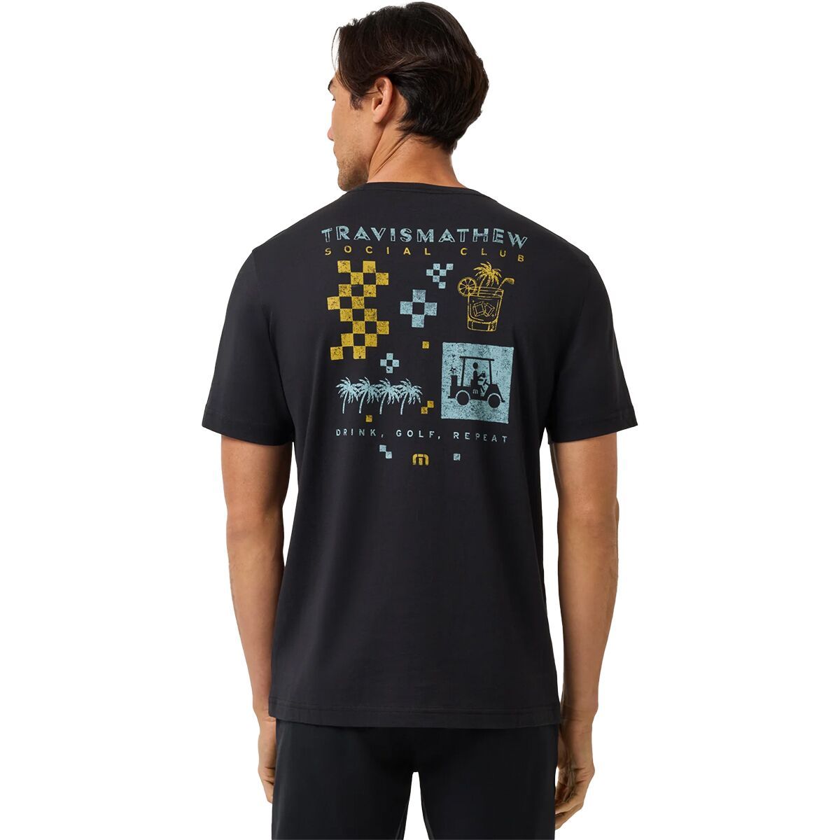 Image of TravisMathew Beverage Cart Polo Shirt - Men's Black, M