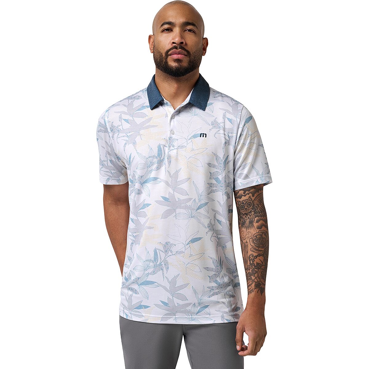 Image of TravisMathew Featherweight Drift Polo Shirt - Men's White, L