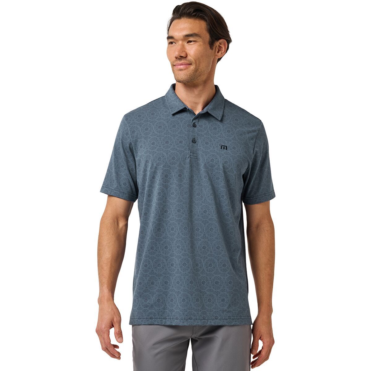 Image of TravisMathew Free Passage Polo Shirt - Men's Bering Sea, S