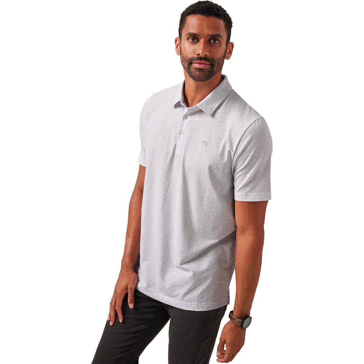 Image of TravisMathew Free Passage Polo Shirt - Men's White, XXL