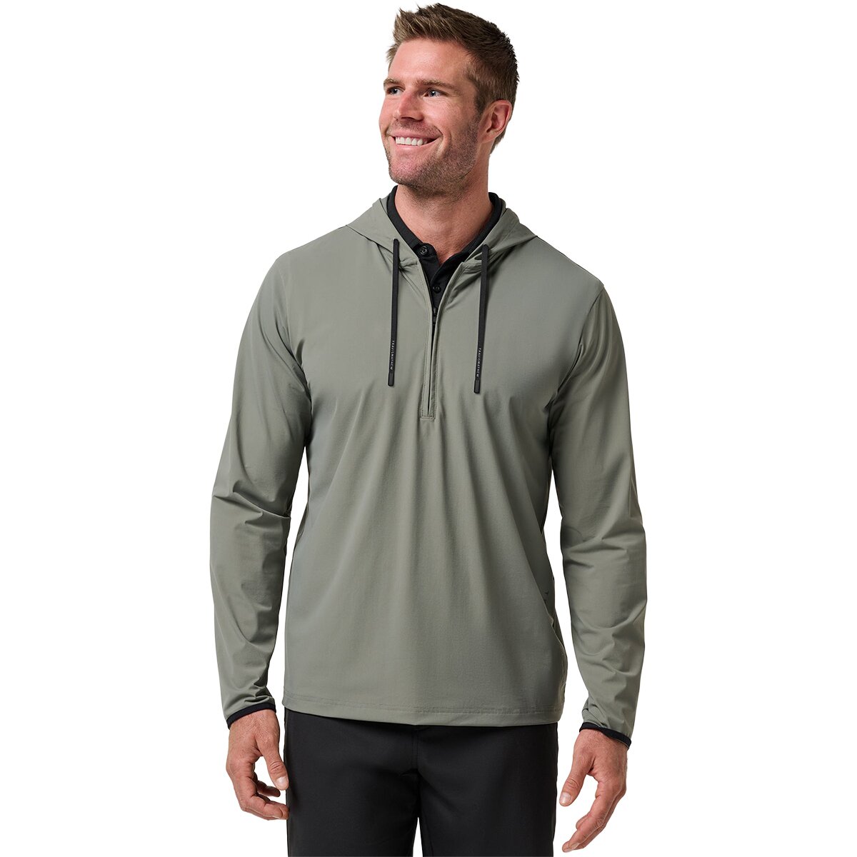 TravisMathew TravisMathew Hero Hour Tech Hoodie - Men's Dark Olive, M