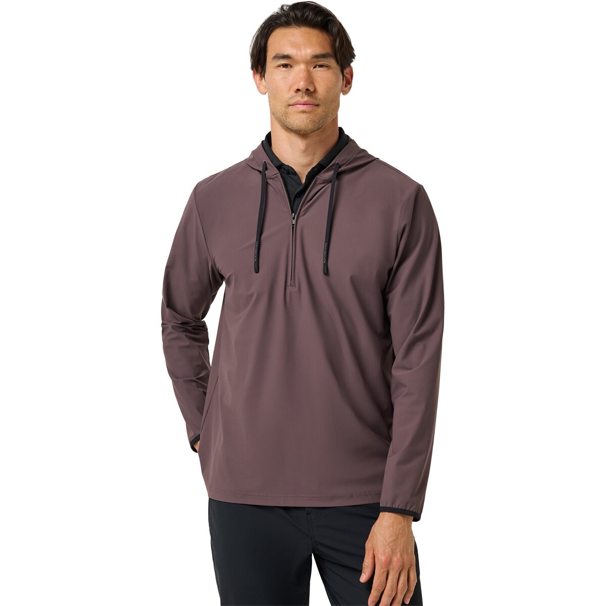 Image of TravisMathew Hero Hour Tech Hoodie - Men's Raisin, XL