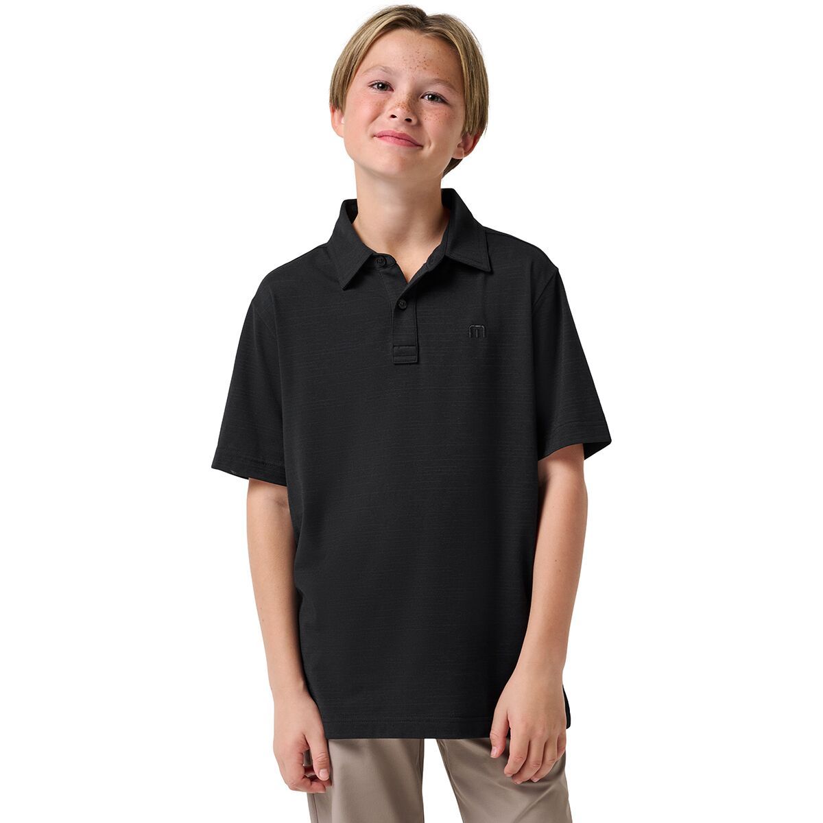 Image of TravisMathew The Heater Polo Shirt - Boys' Black, S