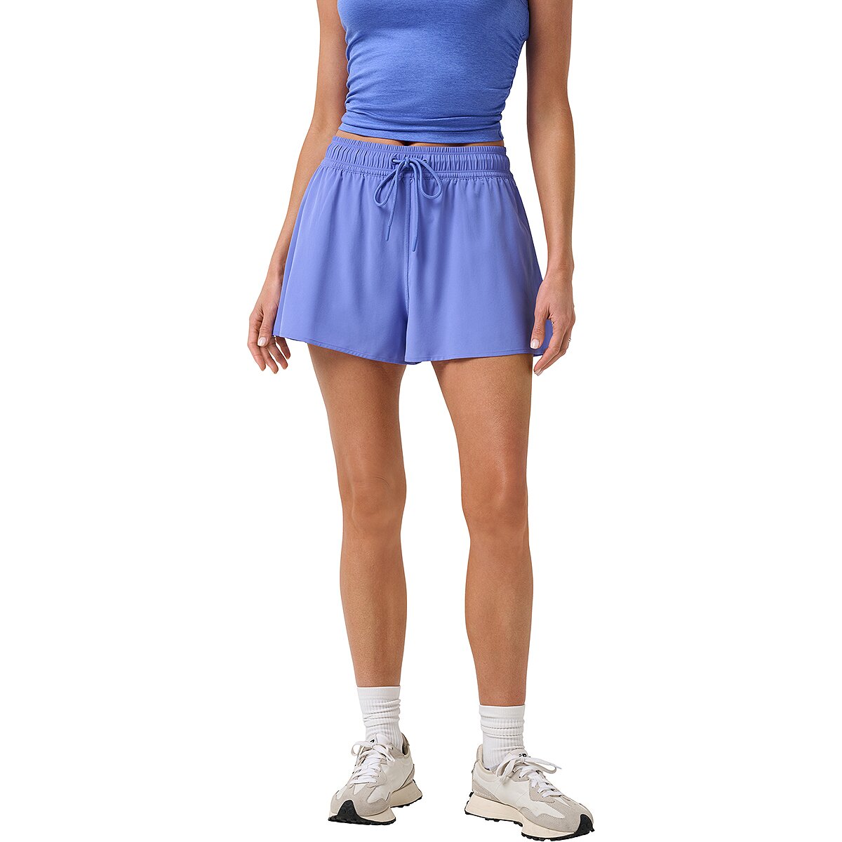 Image of TravisMathew Breezeblend Challenger Short - Women's Baja Blue, M