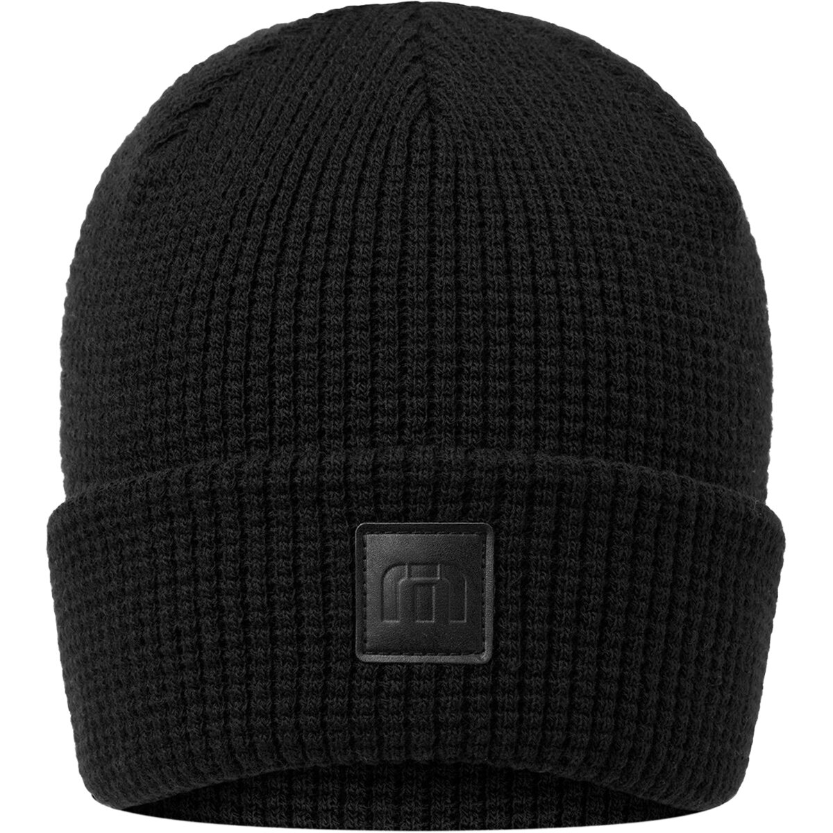 Image of TravisMathew Cloud Waffle Beanie Black, One Size