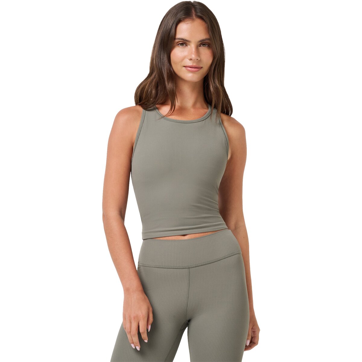 TravisMathew Pulse Tank Top - Women's Olive Smoke, L
