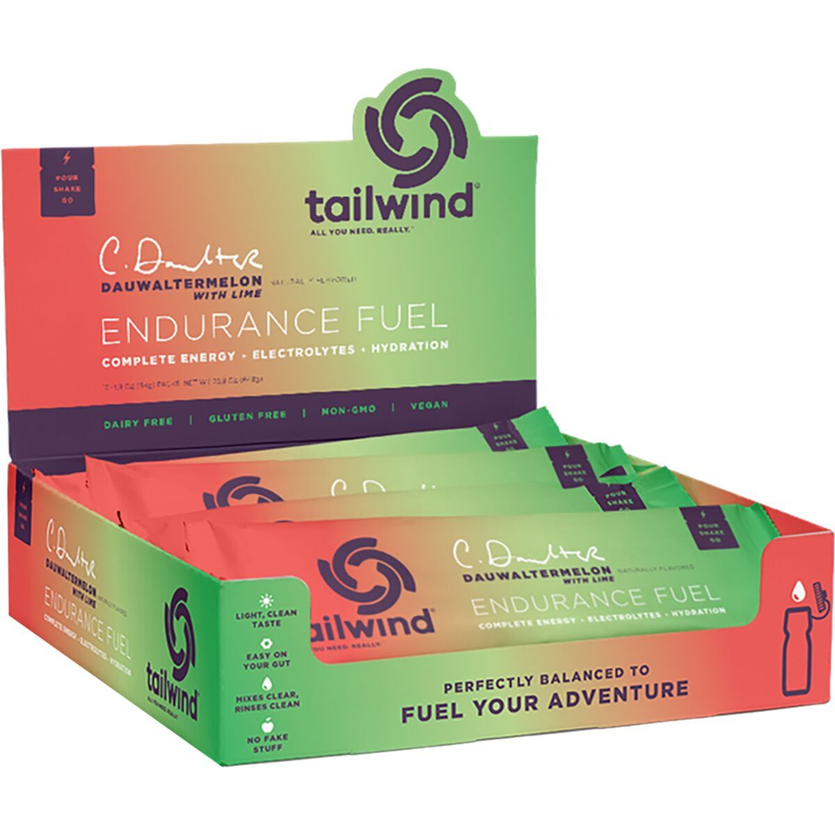 Image of Tailwind Nutrition Endurance Fuel Dauwaltermelon, 12-Serving Box, One Size