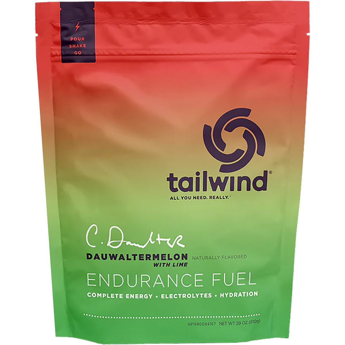 Image of Tailwind Nutrition Endurance Fuel Dauwaltermelon, 30-Serving Bag, One Size