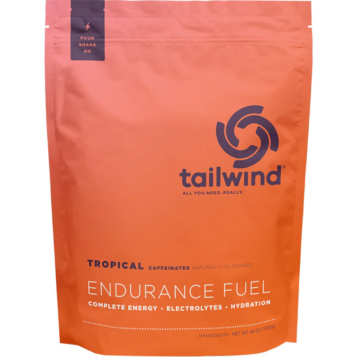 Image of Tailwind Nutrition Caffeinated Endurance Fuel Tropical Buzz, 50 serving, One Size