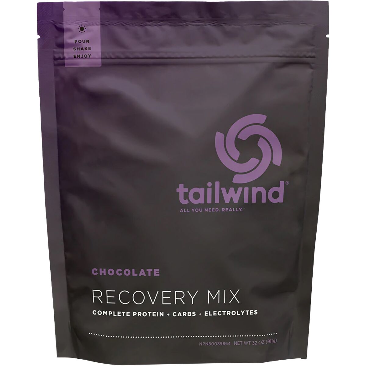 Tailwind Nutrition Tailwind Nutrition Recovery Drink Mix Chocolate, 12 packets, One Size