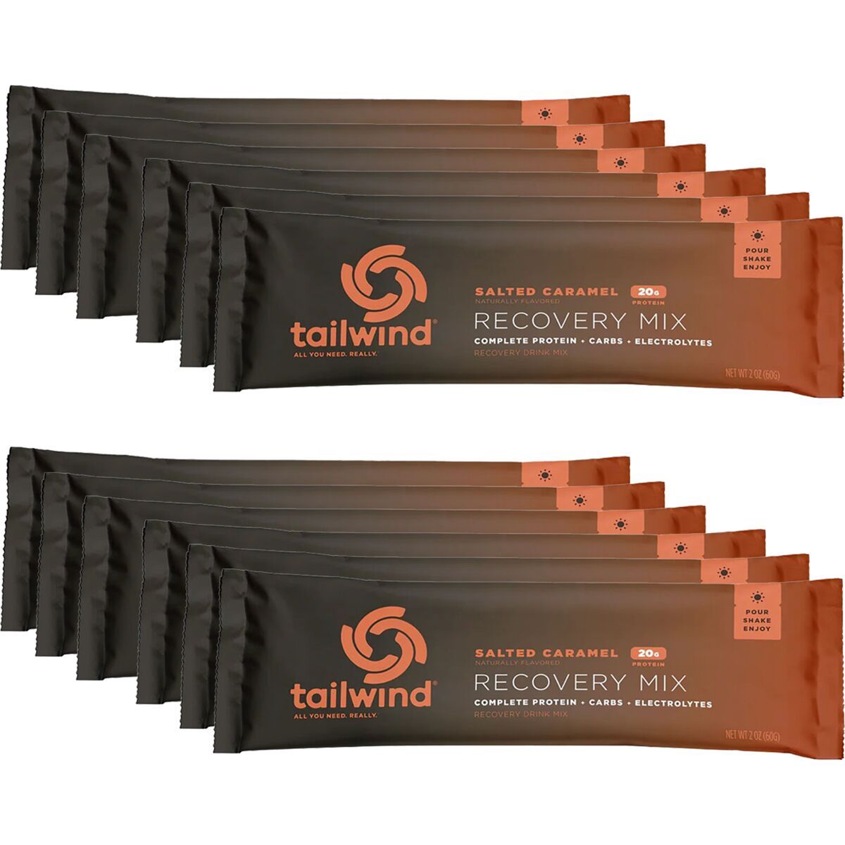 Image of Tailwind Nutrition Recovery Drink Mix Salted Caramel-12 Pack Box, One Size