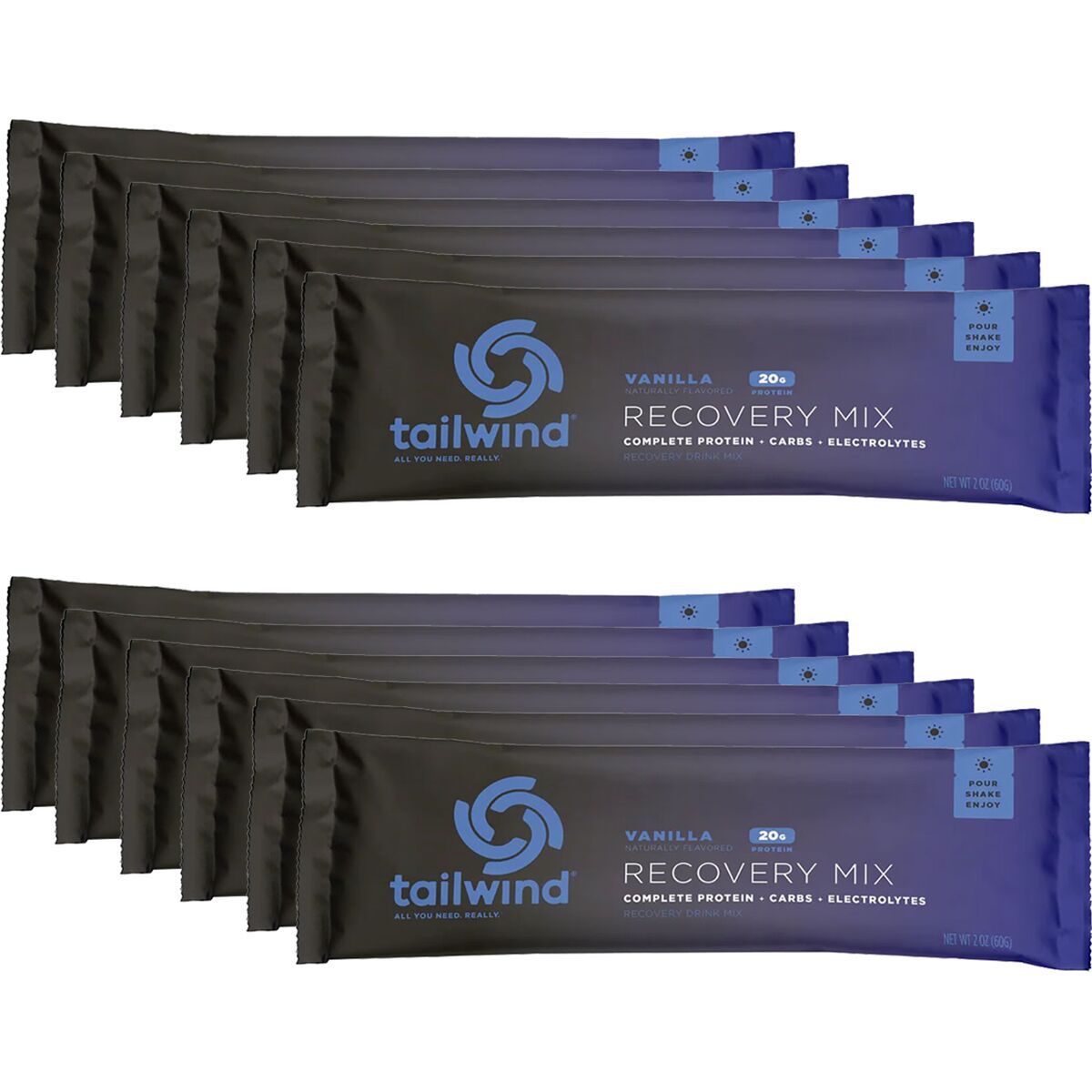 Image of Tailwind Nutrition Recovery Drink Mix Vanilla-12 Pack Box, One Size