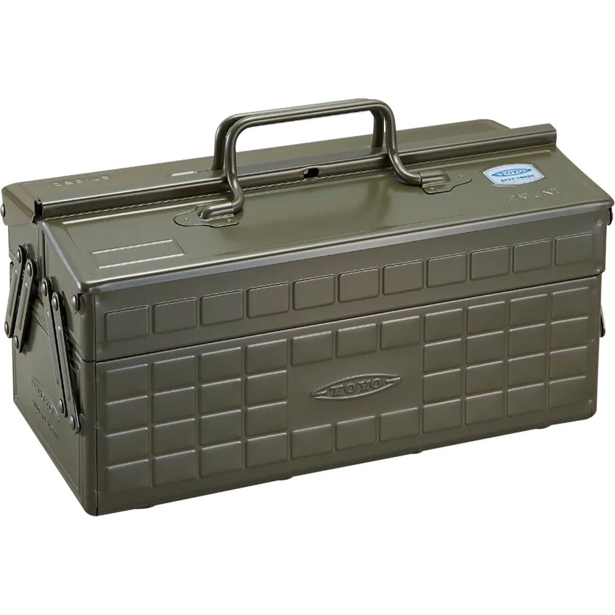 Image of Toyo Cantilever Toolbox ST-350 Military Green, One Size