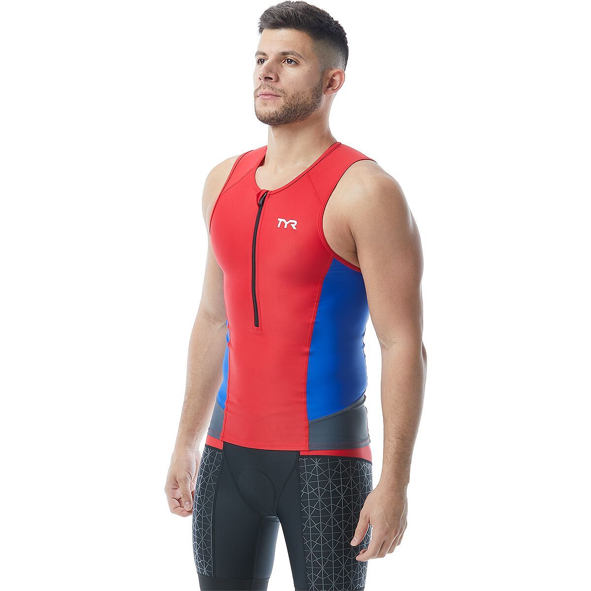 2 Rear Pockets for Storage Tri Singlet Sleeveless KONA Mens Triathlon Vest Jersey Top Full Zipper 2 Rear Pockets for Storage Tri Singlet Sleeveless KONA Mens Triathlon Vest Jersey Top Full Zipper