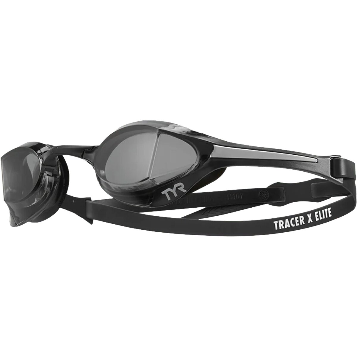 Image of TYR Tracer X Racing Swim Goggles Smoke/Black, One Size