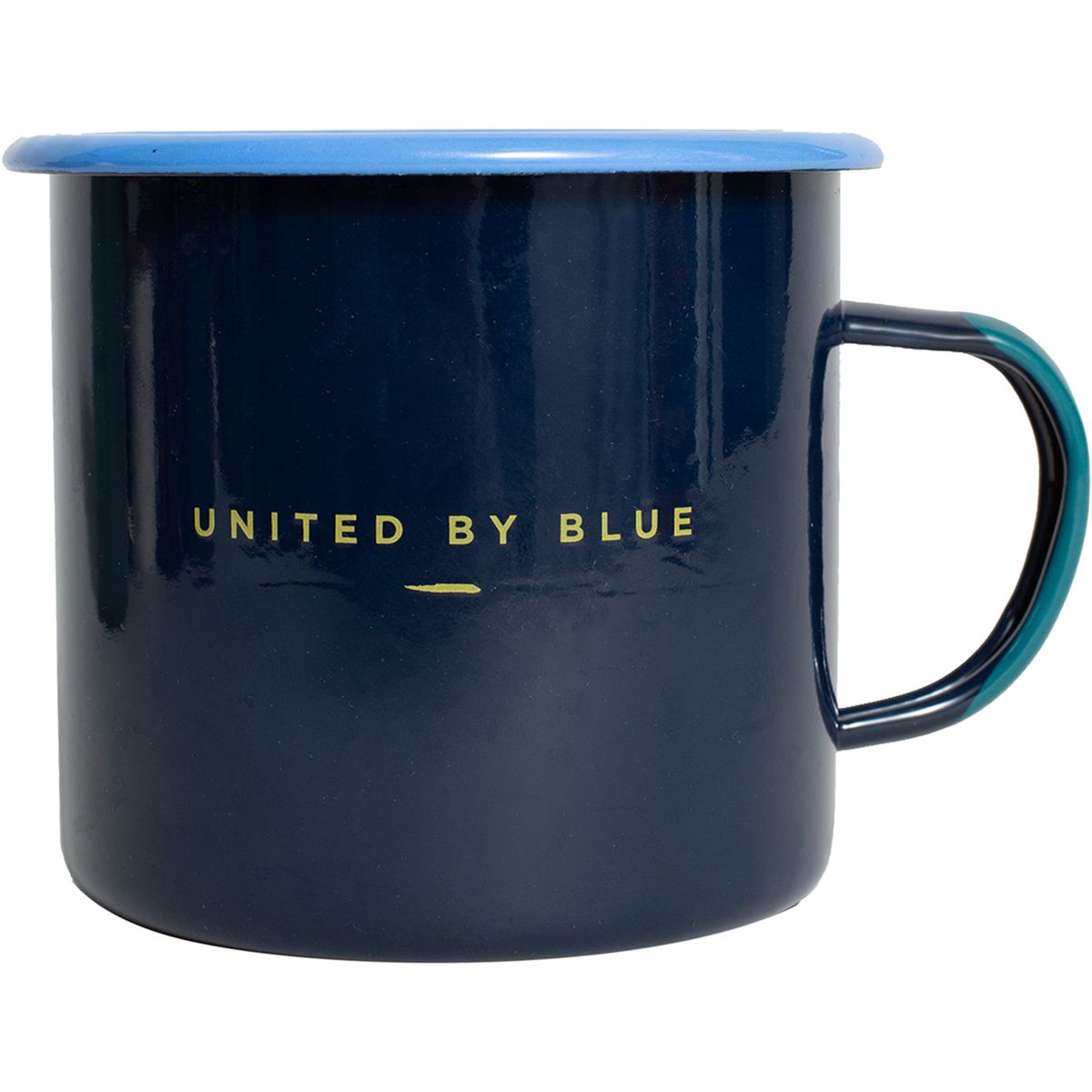 Lot De 2 Tasses à Café United By Blue - Émail - Camping - 12 Oz - Gris/Noir/Rouge - Occasion