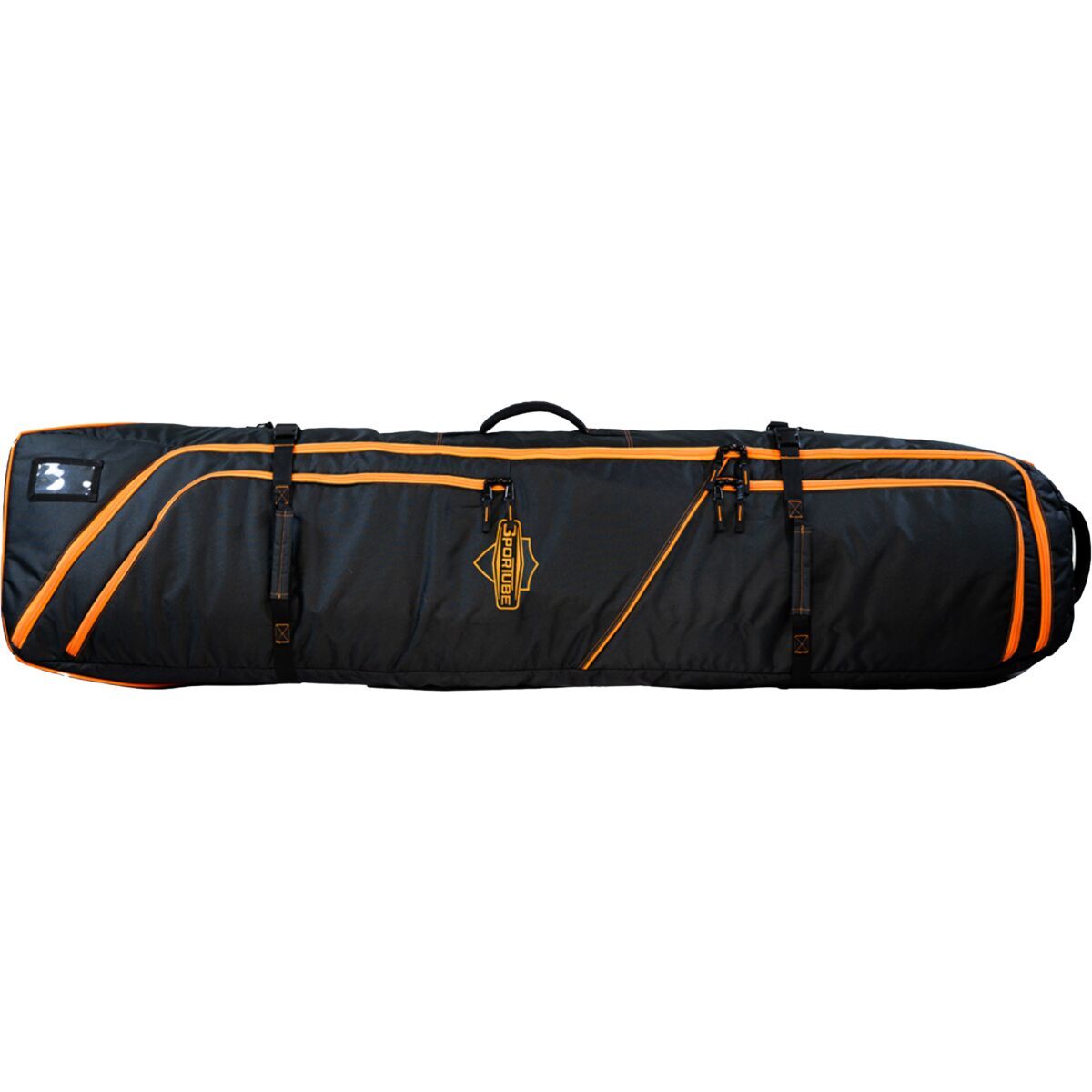 Image of Sportube Prospector Wheeled Board Bag Black/Orange, One Size