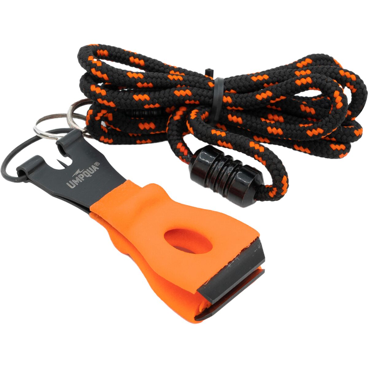 Umpqua Umpqua Rivergrip Big Nip + Lanyard Hot Orange, One Size