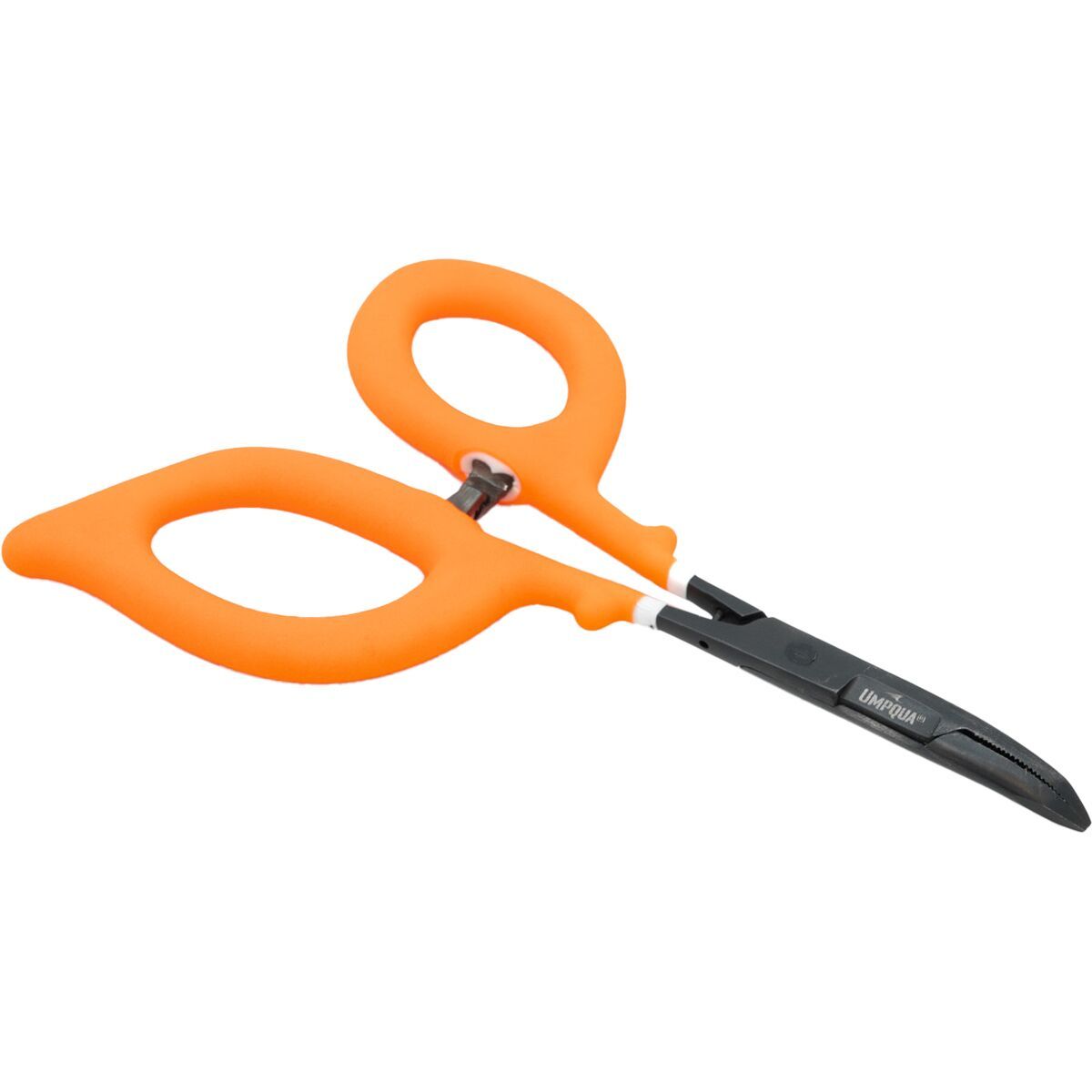 Image of Umpqua Rivergrip Scissor/Forceps Curved Hot Orange, One Size