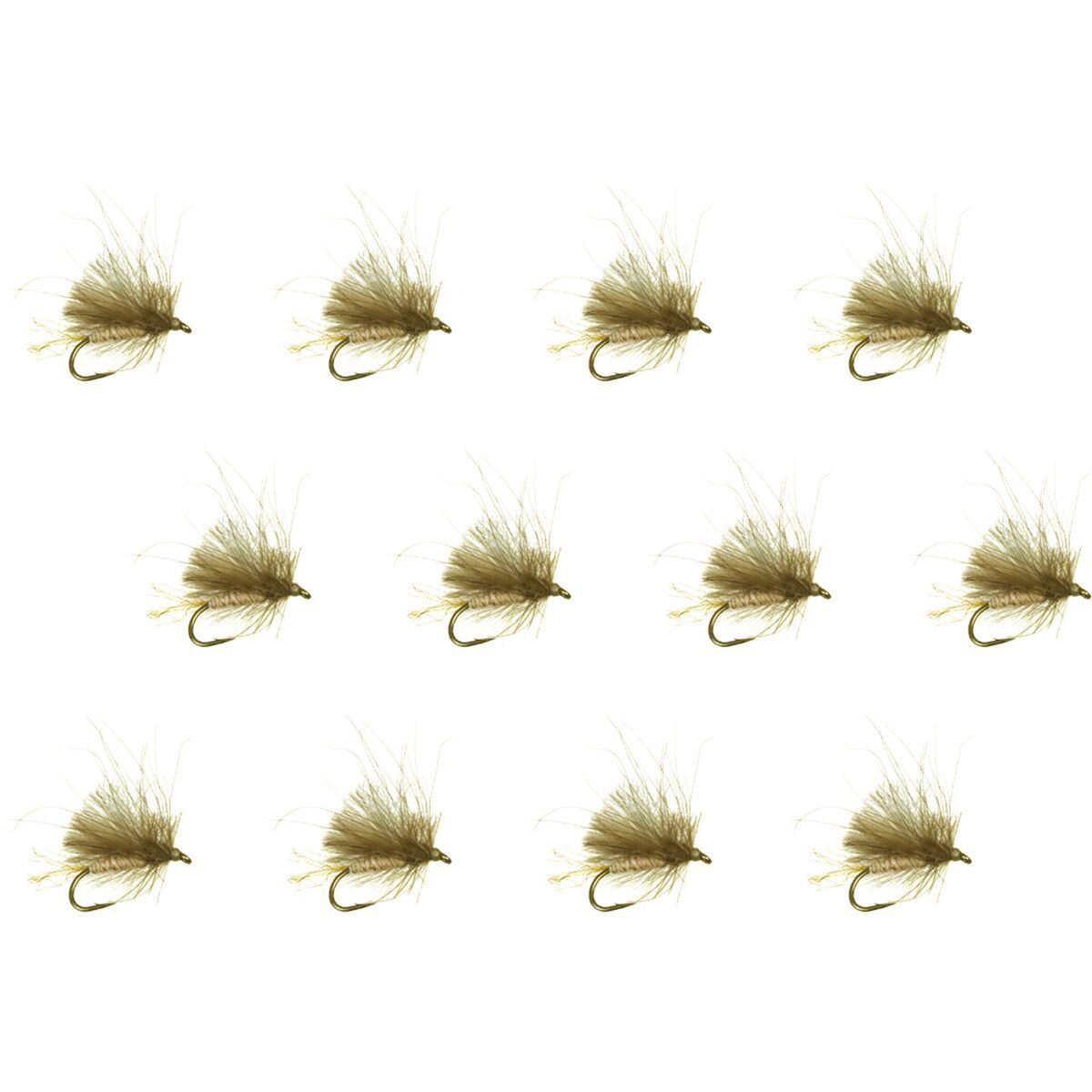 Umpqua Corn-Fed Caddis 12-Pack Tan, 16
