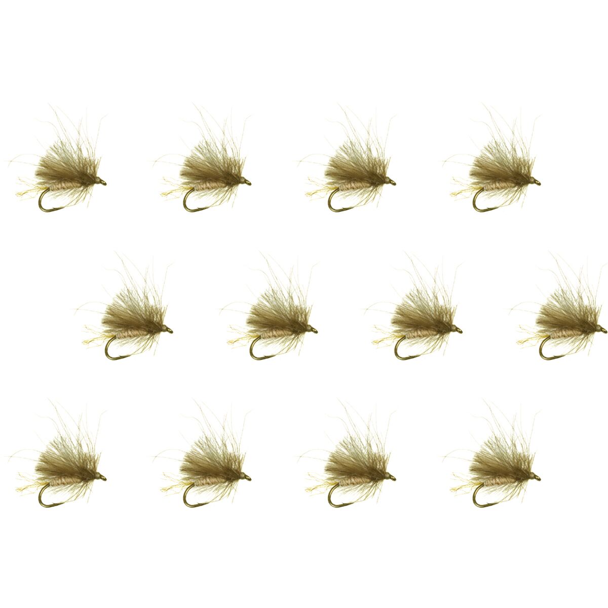 Umpqua Umpqua Corn-Fed Caddis 12-Pack Tan, 16