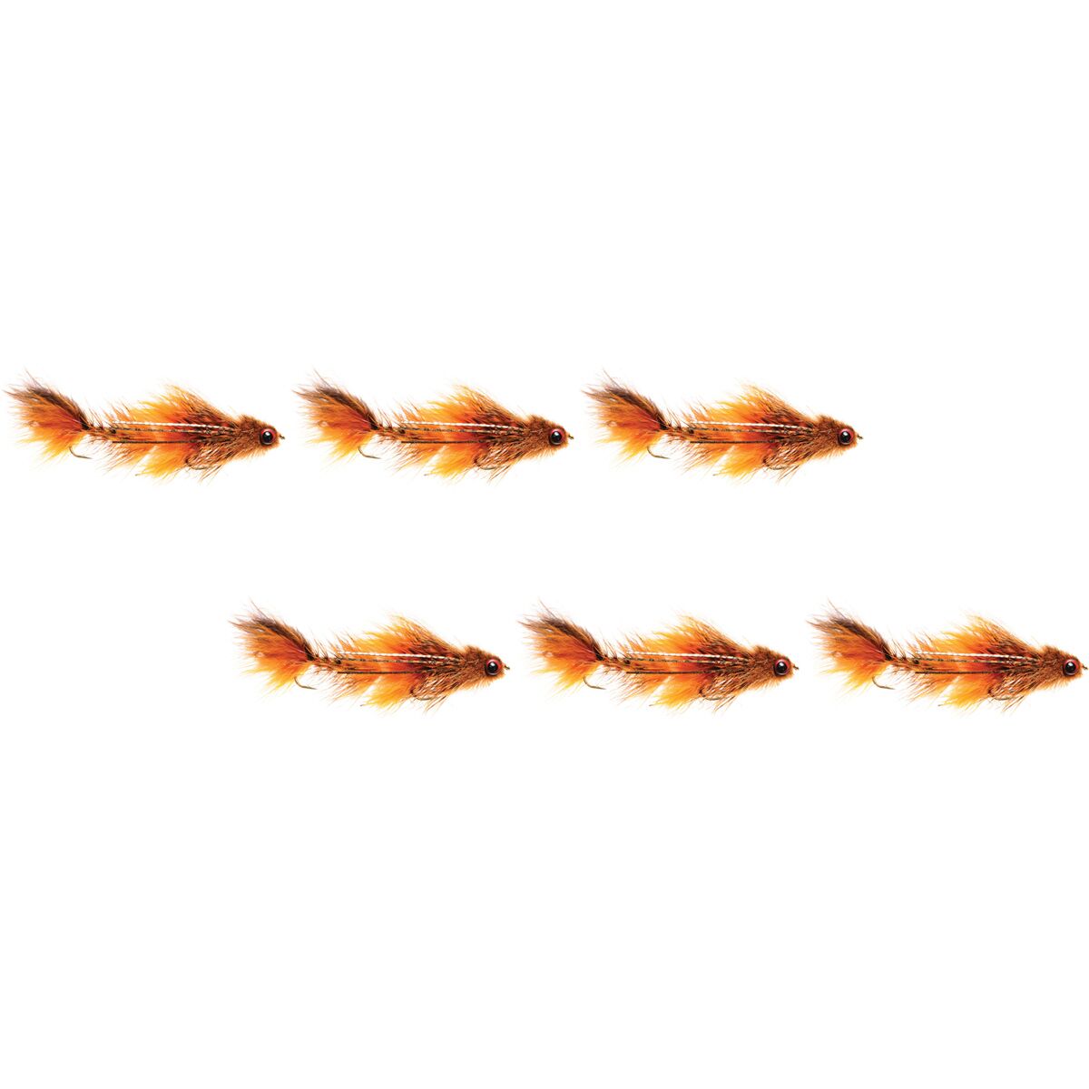 Umpqua Umpqua Double Gonga 6-Pack Rust, 4x4
