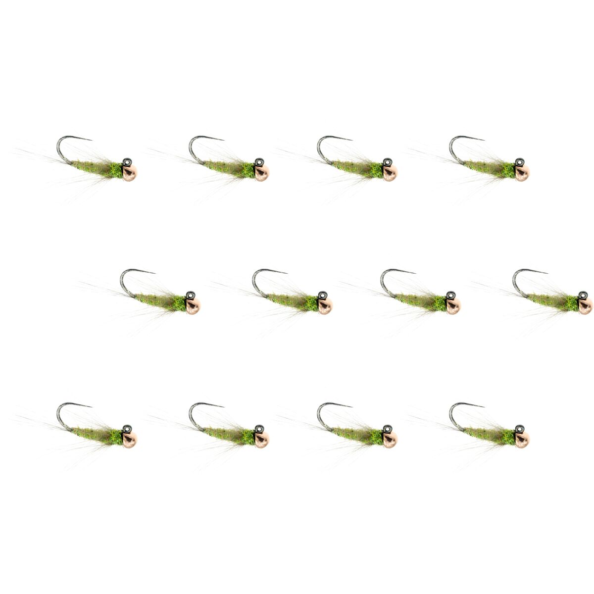 Umpqua Umpqua Duracell Jig 12-Pack Olive, 14