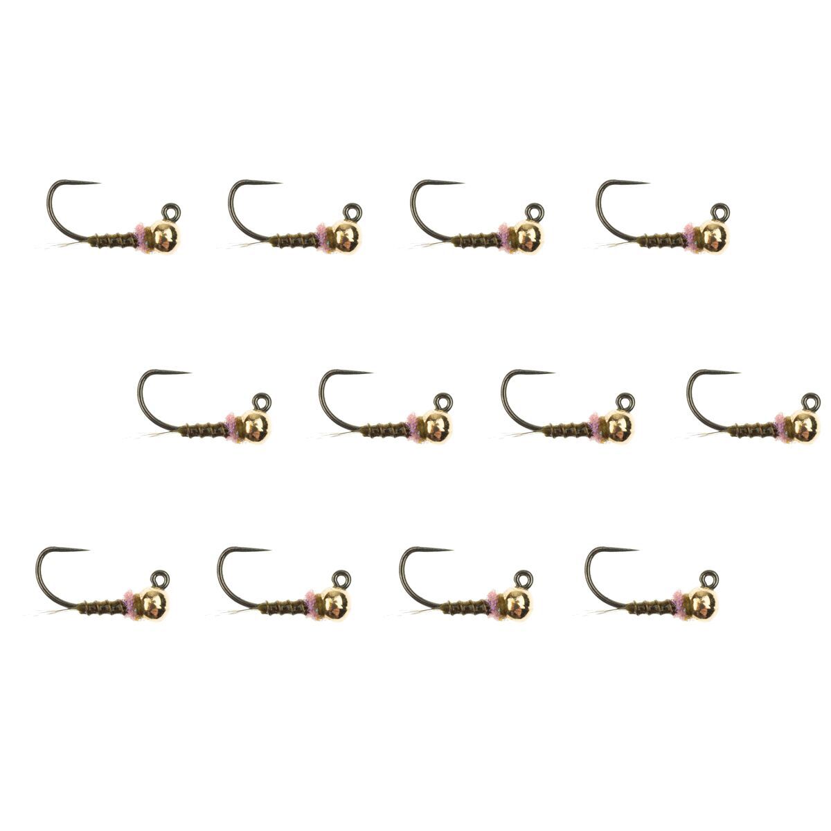 Umpqua Frenchie Jig Thread 12-Pack Olive, 14