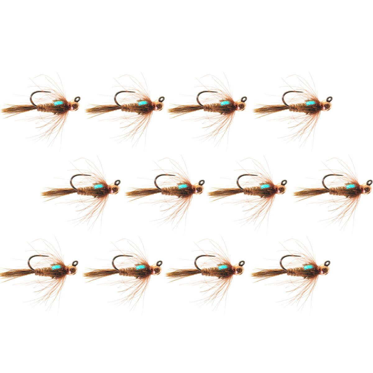 Image of Umpqua Jiggy Micro May 12-Pack Pheas Tail, 16