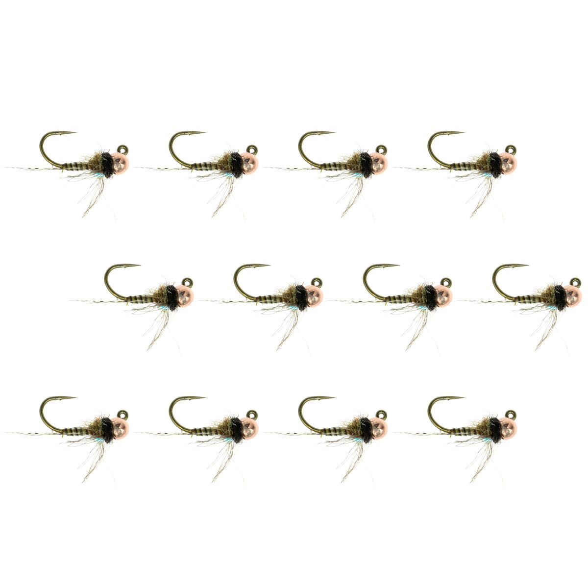 Umpqua Umpqua Jiggy Micro May TB 12-Pack Olive, 14