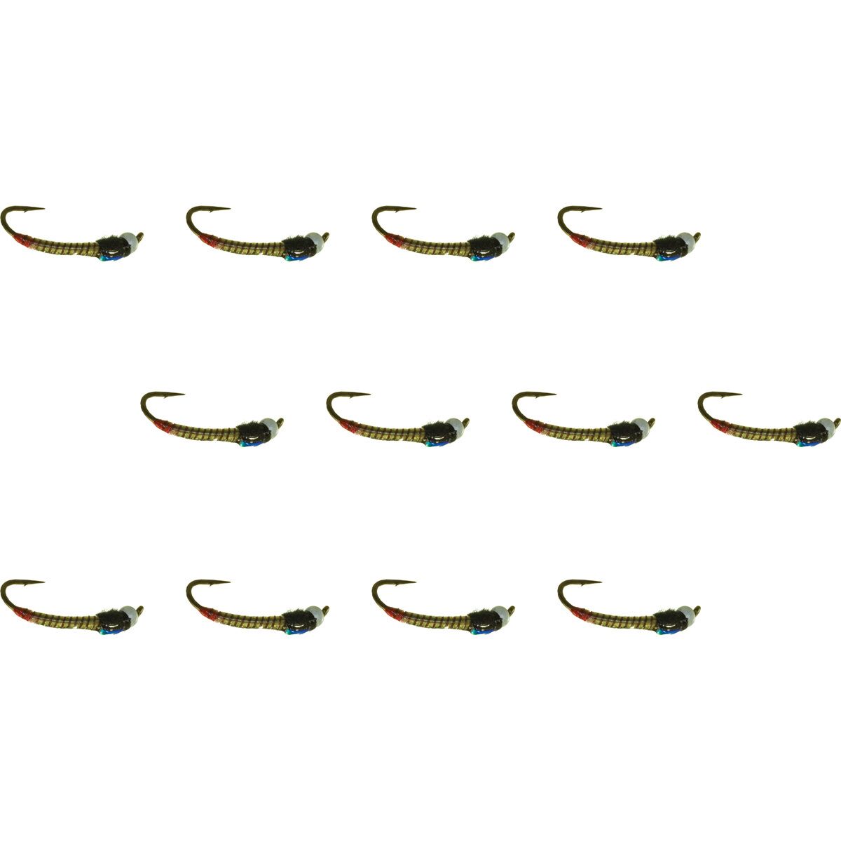 Umpqua Umpqua Jumbo Juju Chironomid 12-Pack Olive, 12