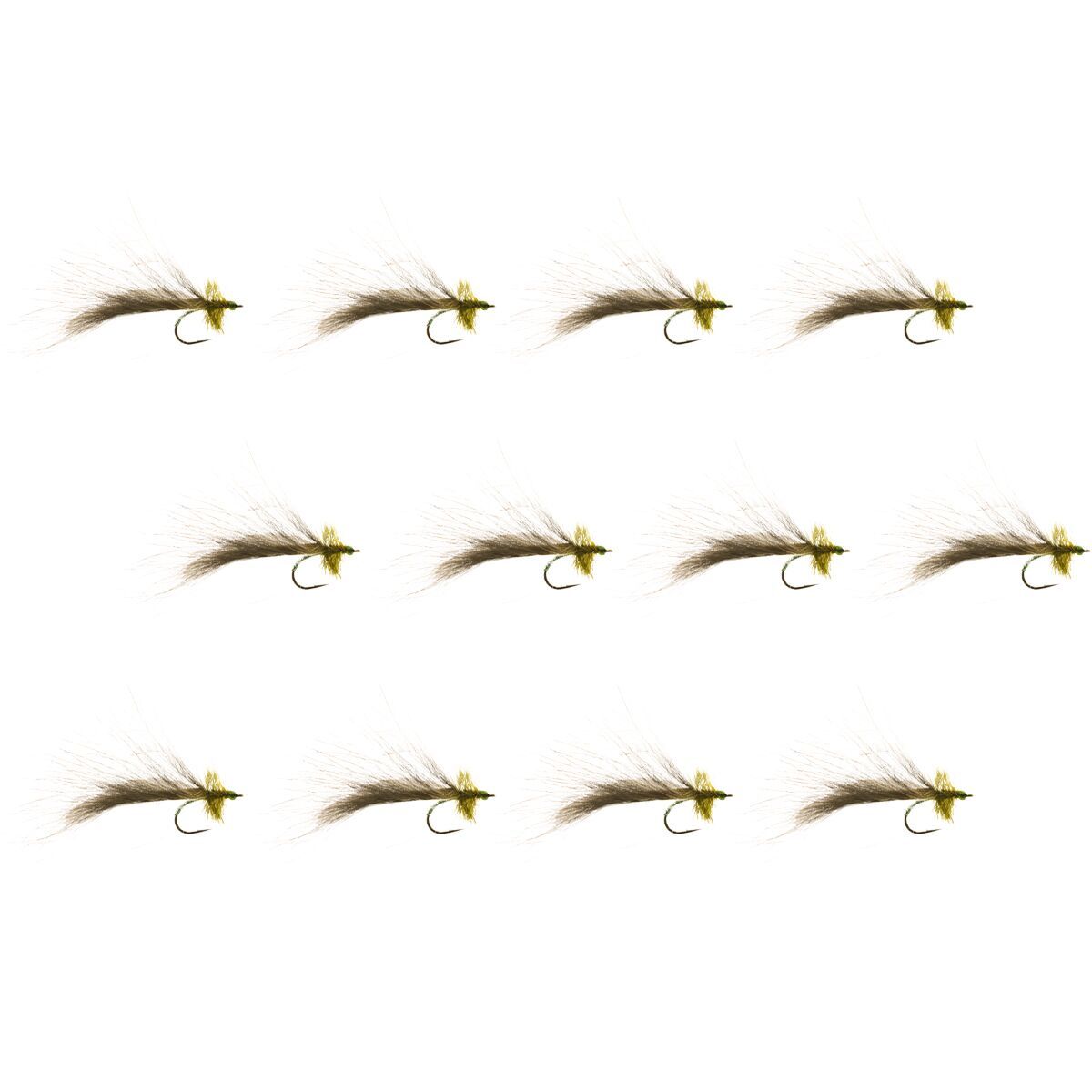 Image of Umpqua Mayer's Mini Leech 12-Pack Olive, 14