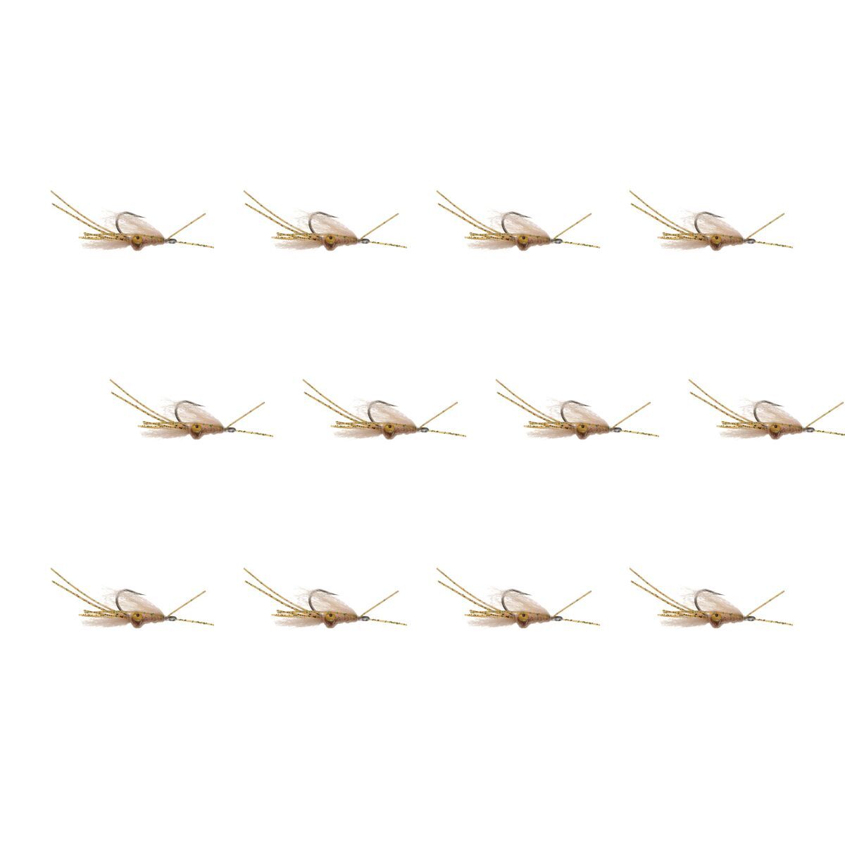 Umpqua Squimp Tan 12-Pack Tan, 08