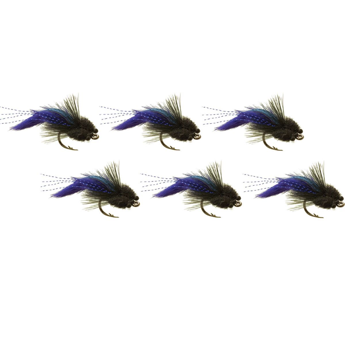 Umpqua Tarpon Toad 6-Pack Purple/Black, 01