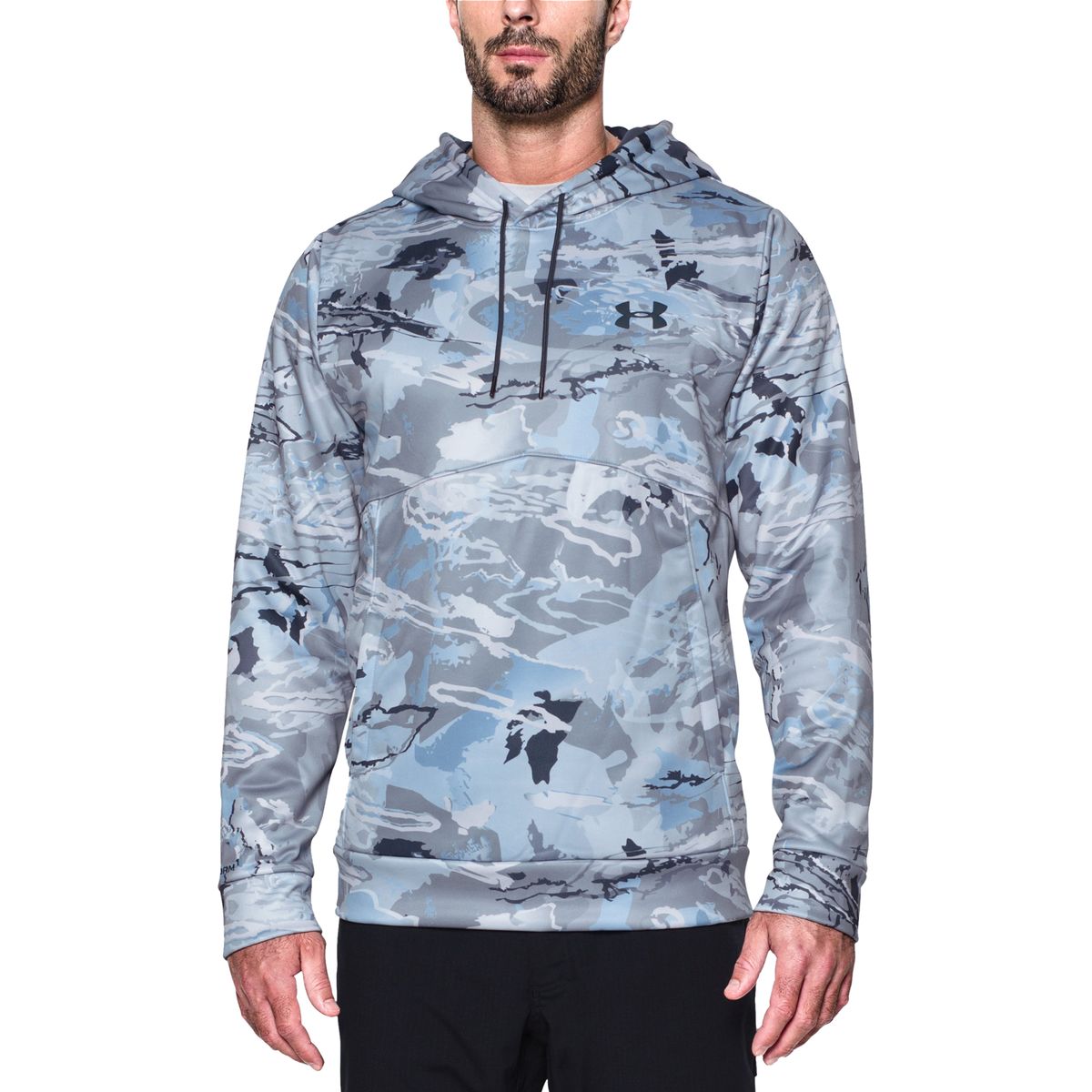 Under Armour Franchise Camo Pullover Hoodie Men s Clothing