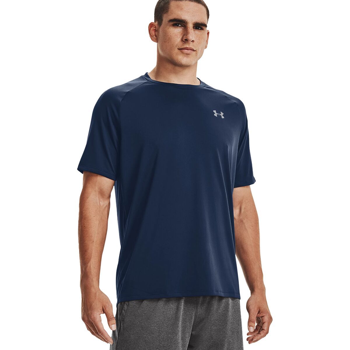Under Armour Tech 2.0 Short-Sleeve Shirt - Men's Academy/Graphite, 3XL