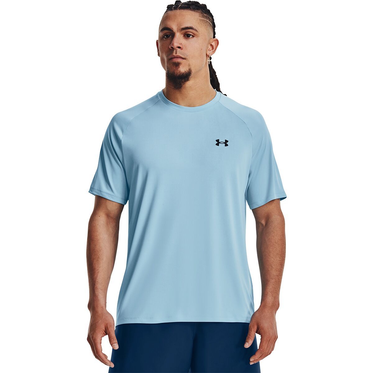 Under Armour Tech 2.0 Short-Sleeve Shirt - Men's Blizzard/Black, M