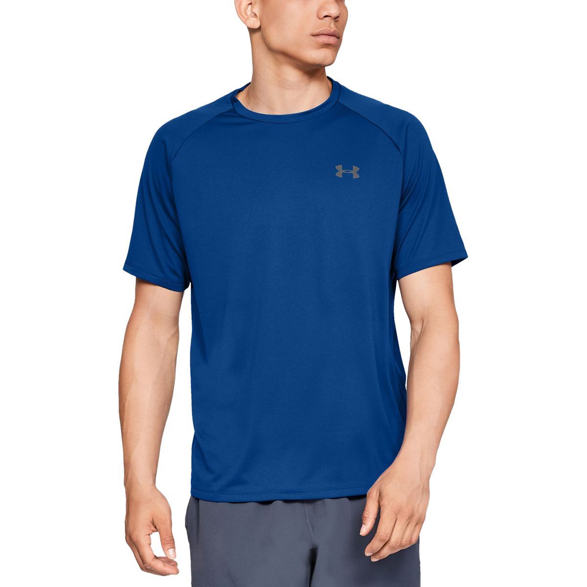 Under Armour Tech 2.0 Short-Sleeve Shirt - Men's Royal/Graphite, XXL