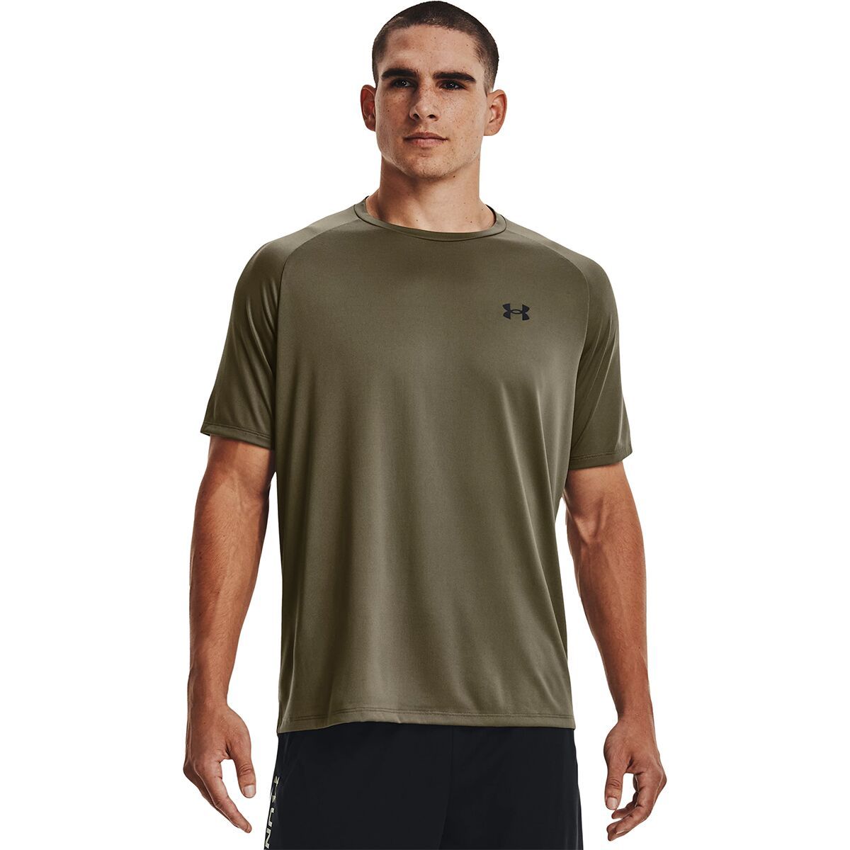Under Armour Tech 2.0 Short-Sleeve Shirt - Men's Tent/Black, L