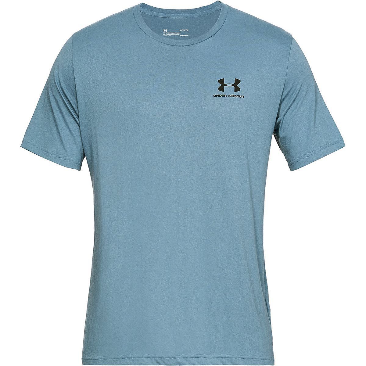 Under Armour Sportstyle Left Chest Short-Sleeve Shirt - Men's Thunder/Black, S