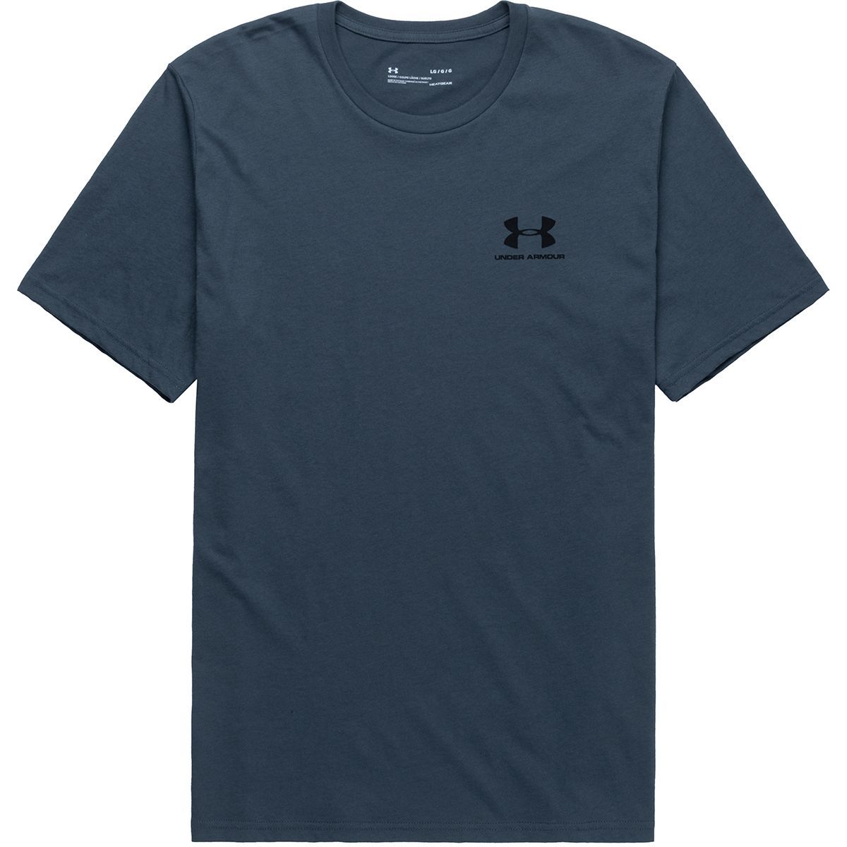 Under Armour Sportstyle Left Chest Short-Sleeve Shirt - Men's Wire/Black, XS