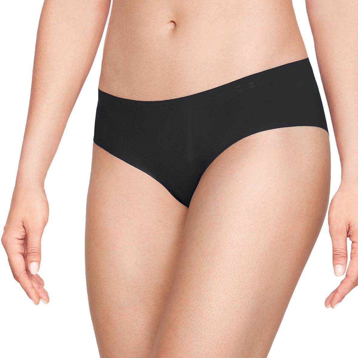 Under Armour Pure Stretch Hipster Underwear - 3-Pack - Women's Black/Black/Black, L